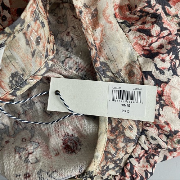 NWT Lucky Brand Plus Size Blouse Tunic - Picture 10 of 16